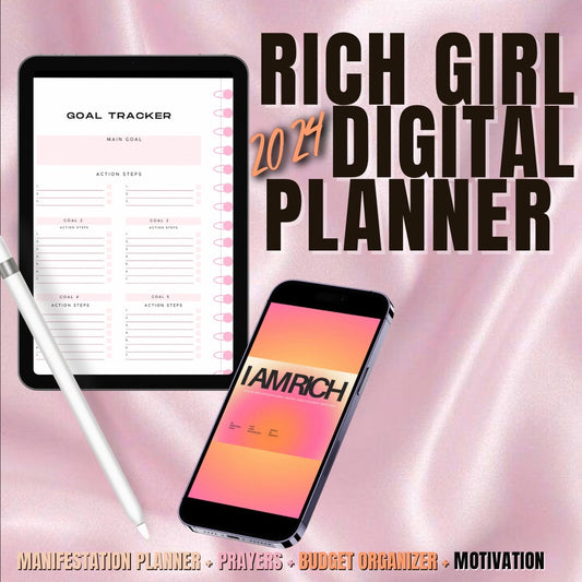 Rich Girl 2024 Digital Planner