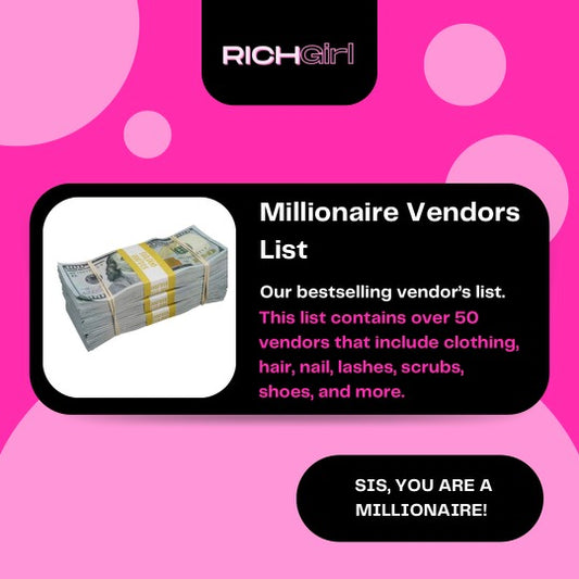 Millionaire Vendors List
