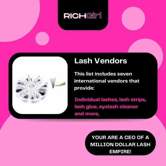 Lash Vendors List